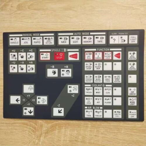 For Kia Wia KH63g Horizontal Machining Center Operation Panel Button Film Keyboard Surface