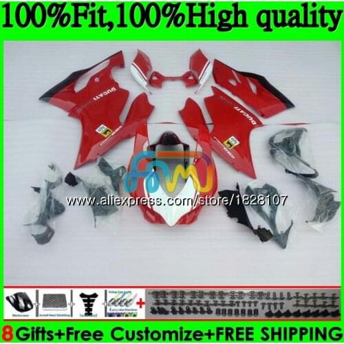 Injection For DUCATI 899 1199 S R Panigale 12 13 14 15 16 77BS.0 1199R 899S 1199S 2012 2013 2014 2015 2016 Fairing Factory red