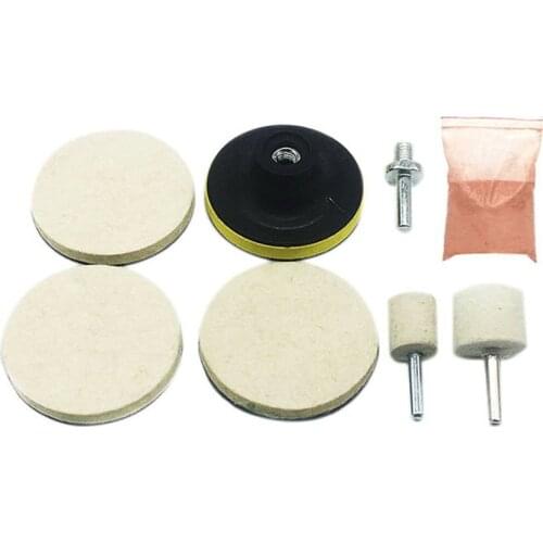 8pcs Car Windscreen Polishing Kit Practical Auto Car Windows Scratch Remover Glass Polishing Kit Scratch Repair Tool