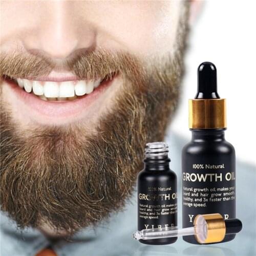 Men Beard Growth Oil Kit Soften Hair Growth Nourishing Enhancer Beard Wax Balm Moustache Oil Leave-In Conditioner Beard Care