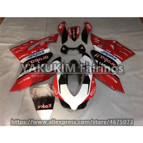 Motorcycle Fairings For Ducati 1199 899 Panigale 2012 2013 2014 ABS Injection Molded Complete Bodywork Kit Red Black Gray Custom
