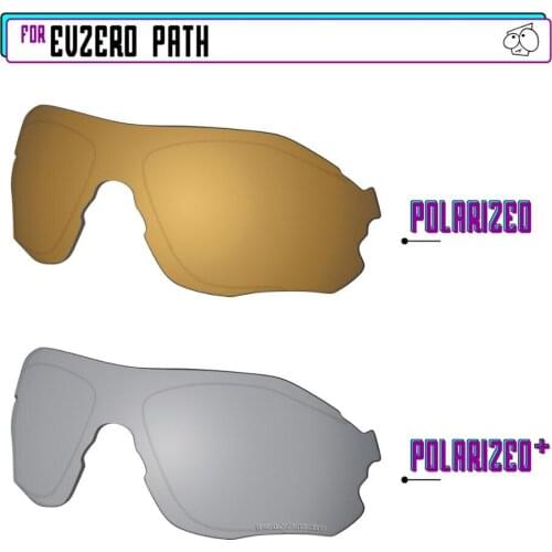 EZReplace Polarized Replacement Lenses for - Oakley EVZero Path Sunglasses - Sir P Plus-GunmetalP