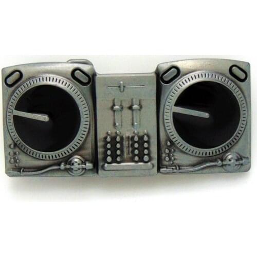 Western Cowboy Music Audio Zinc Alloy Belt Buckle Same Style for Men and Women