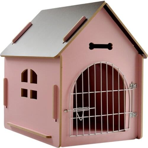 Removable Wooden Cat House Dog House with Window Outdoor Log Cabin Indoor High-quality Villa for Small Dogs Cat Tent Dog Fence