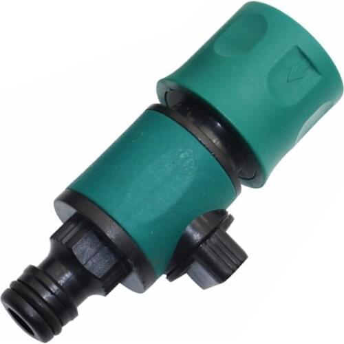 Hose Pipe Tap Shut Off Valve Fitting Connector Garden Plastic Quick Coupler For Watering Flowers Plants Lawns Agriculture
