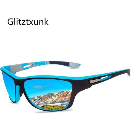 New Mens Polarized Sunglasses for Men Fashion Square Outdoor Sports Windproof Sand Coating Goggle Sun Glasses Male UV Protection