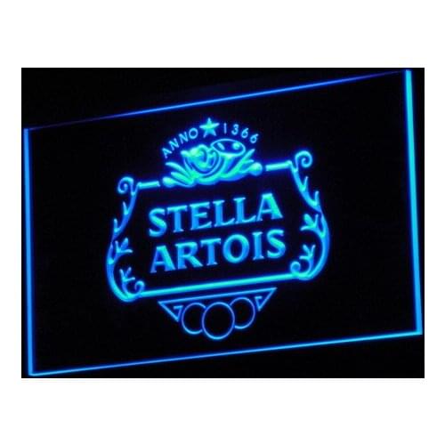 A075 Stella Artios Anno 1366 Bar LED Neon Light Signs with On/Off Switch 20+ Colors 5 Sizes to choose