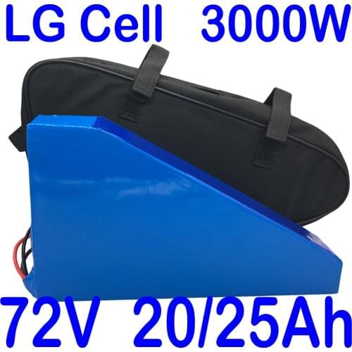 72V 1000W 2000W 3000W Electric Scooter Bike Battery 72V 13AH 17AH 20AH 24AH Lithium Battery 72V 25AH e-bike battery use LG cell