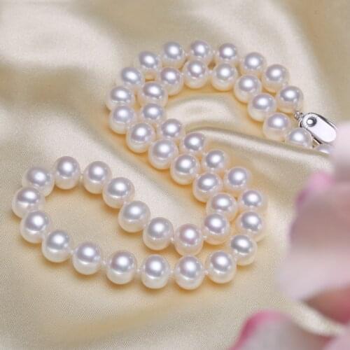 Eternal wedding Women Gift word 925 Sterling real 925 real natural big Kano Cindy [take care] 9-10mm fresh water p