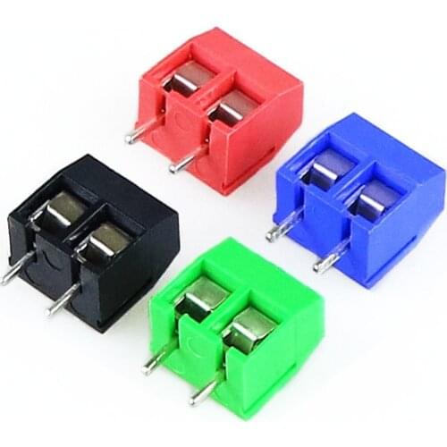 10 PCS KF301-5.0-2P Pitch 5.0mm KF301-2P Straight Pin PCB 2 Pin 3 Pin Screw Terminal Block Connector