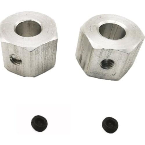 12mm Metal Wheel Hex Hub Adapter Connector Combiner for WPL JJRC MN RC Car Parts Accessories