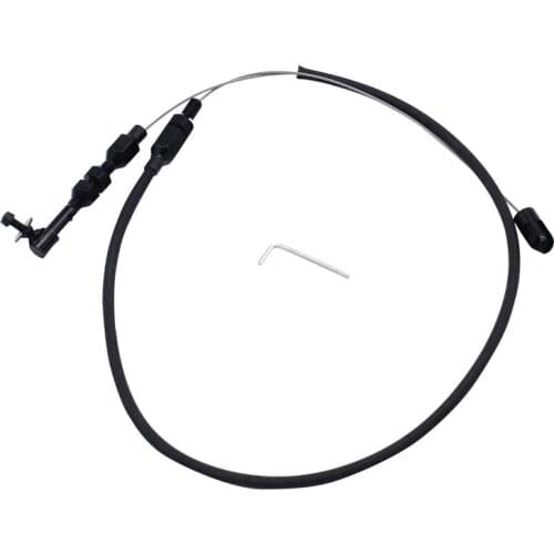 24 inch Throttle Cable Braided Stainless Steel Black Universal Accelerator for Mopar Ford GM Chevrolet