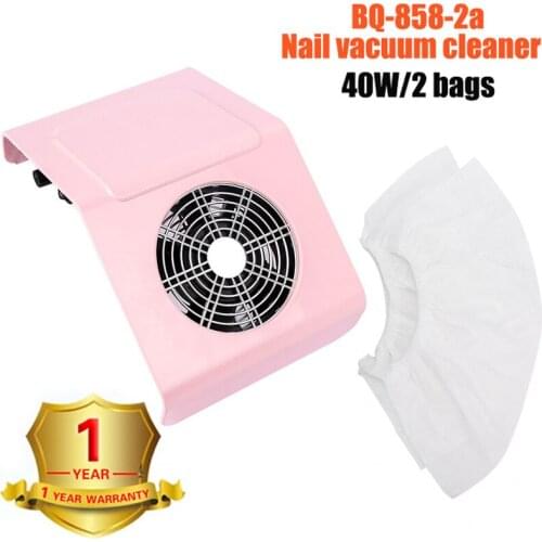Vacuum Cleaner Dust Suction Collector Nail Art Salon 220V 110V UV Gel Manicure Machine Tools Collecting 2 Bags Drop shipping