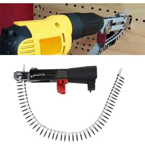 Aluminum Alloy Automatic Chain Nail Gun Electric Drill Screw Tightening Equipment Woodworking Tool Cordless Power Drill