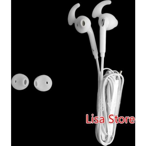 Free DHL 100pcs High Quality 3.5mm In-Ear Stereo Earbuds Earpiece Headset Earphone Earbud Mic for Samsung Galaxy S7/S7 Edge