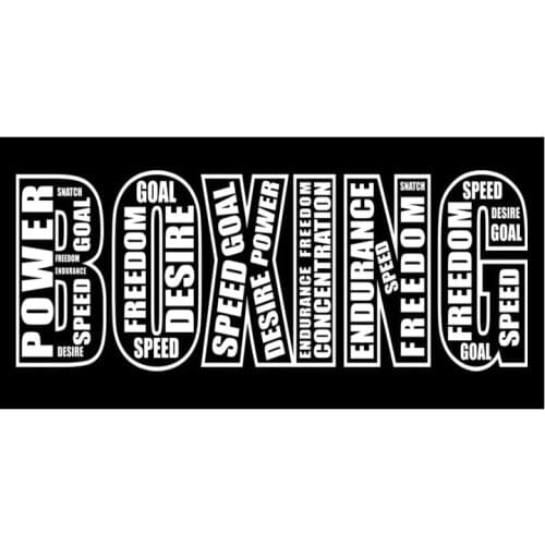 Blak White Boxing Logo Sport Gym Towels for Men Microfiber Large Lightweight Muay Thai Boxing Beach Bath Towel Boxer Gift