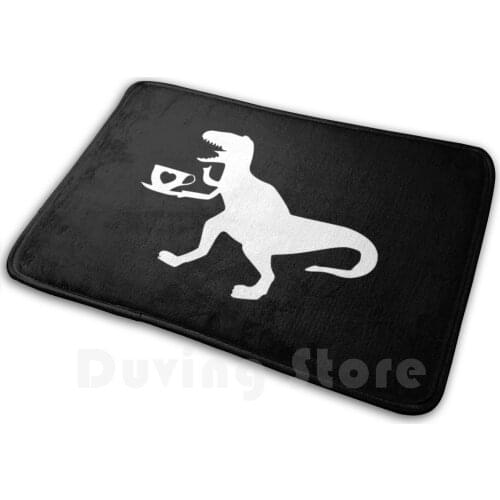 Tea Rex Carpet Mat Rug Cushion Soft Rex Trex Tyrannosaurus Tea Rex Dinosaur T Rex Dinos Dinosaurs Dino Primeval Times