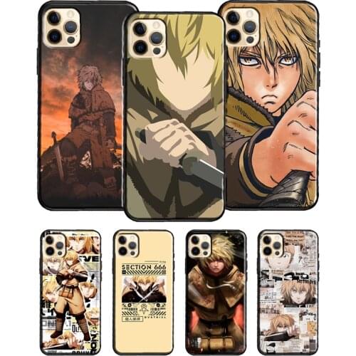 Thorfinn Vinland saga anime For iPhone 12 Pro Max Mini Cover TPU Phone Case For iPhone 11 Pro Max XS X XR 7 8 Plus SE