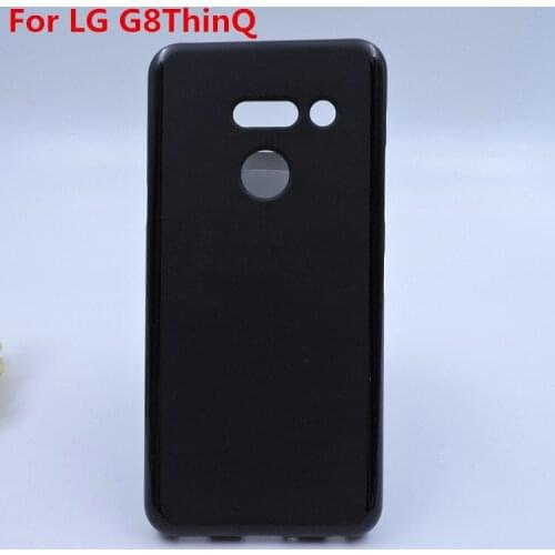 LG G8 ThinQ Case Soft TPU Matte Pudding Telefon Cover Black Anti-Dust Ultra Slim Protection Phone Capa For LG G 8 ThinQ 6.1 inch
