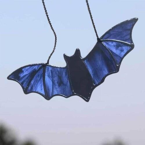 Halloween Part Home Ornaments Simulated Bat Pendant Figure Day Prank Saints' Action Toys Children For Kids Toys All Decorat K9W9