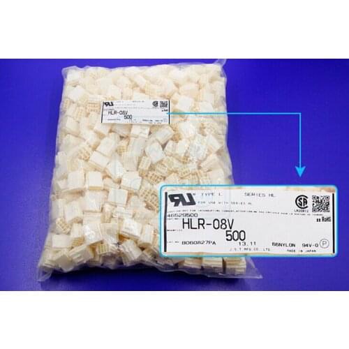 HLR-08V CONN RECEPT 8 POS 3.96MM PITCH HOUSINGS Connectors terminals housings 100% new and original parts