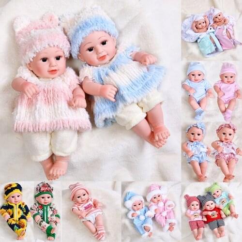 JINGXIN PRINSES 30cm Reborn Baby Dolls Smile Baby Doll Lifelike Real Baby Dolls Girls Toys Full Silicone Waterproof Toy Gifts