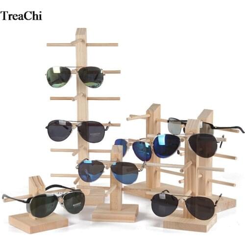 Quality Solid Wood Glasses Display Stand Original Wooden Sunglasses Display Stand Myopia Glasses Stand Eye Stand Display Case