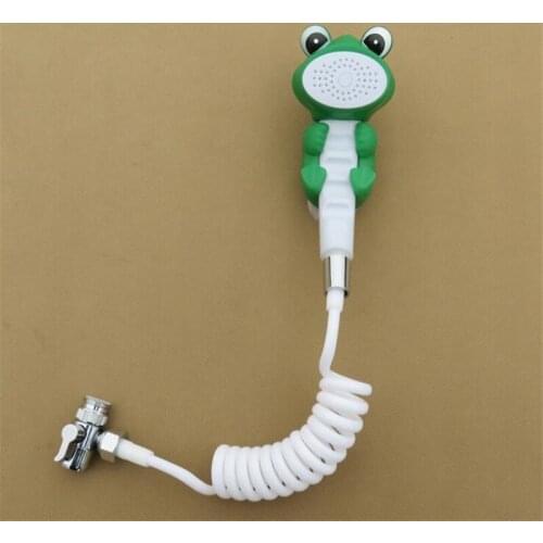 2 in1 Cartoon Bathroom Sink Faucet External Shower Head Set For Children Toilet Extension Tap Small Nozzle Wash Hair Shower