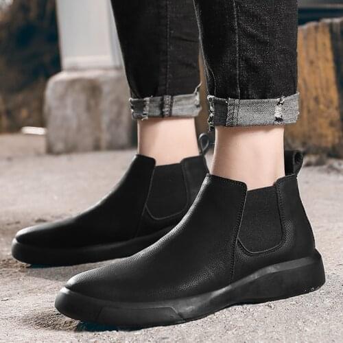 L LOUBIT Men's Chelsea Boots