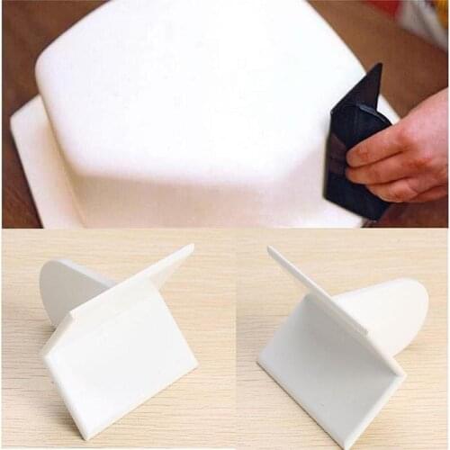 New Plastic ABS White Cake Smoother Paddle Tools Decorating DIY Fondant Sugar Craft Polisher Finisher Kitchen Bakeware Supplies