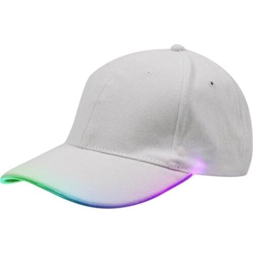 New LED Light Up Baseball Caps Glowing Adjustable Hats Perfect For Party Hip-hop Running And Moreve