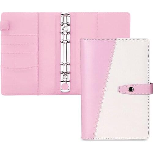 Budget Binder, for A6 Filler Paper,Loose Leaf Mini Binder Cover with Unique Snap Buckle,A6 Budget Binder for Budgeting