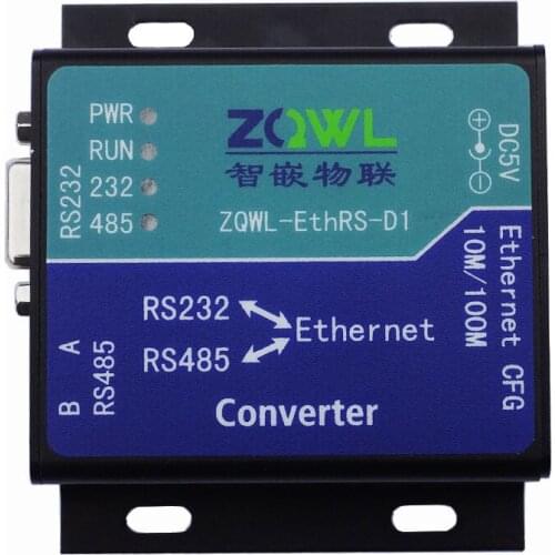 Serial Port Server Ethernet to Serial Port Network RS232 RS485 Modbus TCP