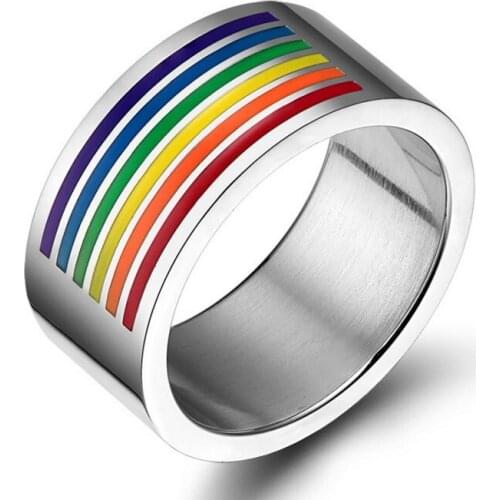 Rainbow Ring Stainless Steel Ring