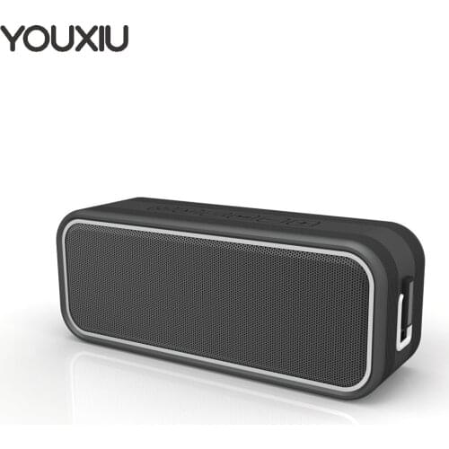 YOUXIU 20W Wireless Bluetooth Speakers TWS Portable Outdoor Loudspeaker IPX7 Waterproof Powerful Stereo Sound Bar Subwoofers AUX