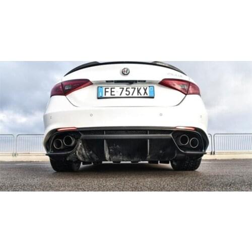 For Alfa Romeo Giulia 2016.2017.2018 Carbon Fiber Rear Lip Spoiler High Quality Car Bumper Diffuser Auto Accessories