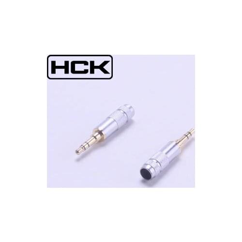 1 Pcs NiceHCK Straight Plug RCA Connector 3.5mm Male Jack RCA Audio Connector Earphone Plug DIY E Plug Earphone Accessorie