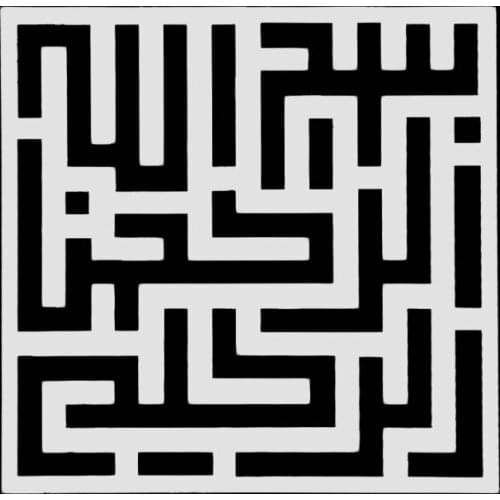 13*13 Maze Layering Stencils for Diy scrapbook/photo album Decorative Embossing coloring,painting stencil,home decor