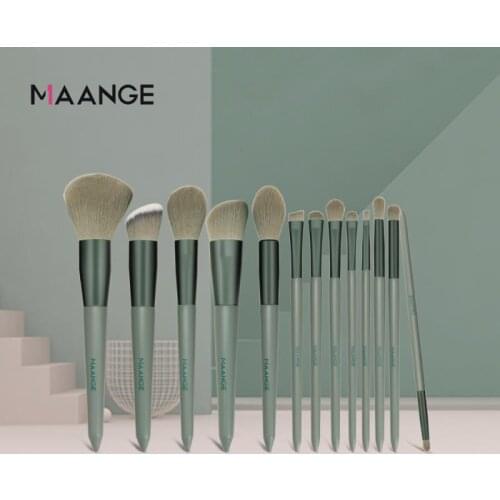13pcs Makeup Brush Set High Quality Cosmetic Powder Eye Shadow Foundation Blush Blending Make Up Natural Brush Tools Kit