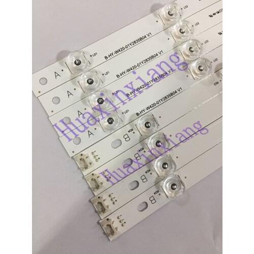 8PCS/Lot TV Article lamp LED Strip for 42" 42 inch LG INNOTEK 42LB5610 42LB5510 42LY320C 42GB6310 TV LCD Replacement