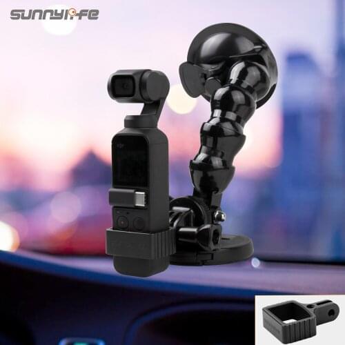 Sunnylife Aluminum Alloy Adapter Car Suction Cup Mount Sucker for POCKET 2/OSMO POCKET/GOPRO