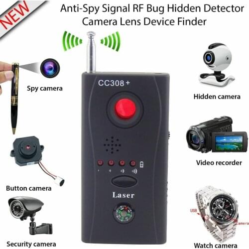 Anti-Spy Full Range Bug CC308+ Mini Wireless RF Signal Camera Detector