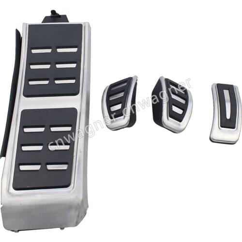 Car Accessories For Audi A4 A5 A6 S6 A7 Q5 B6 B7 B8 C5 C6 For Porsche Macan Accelerator Brake Foot Rest Pedal Pad Plate