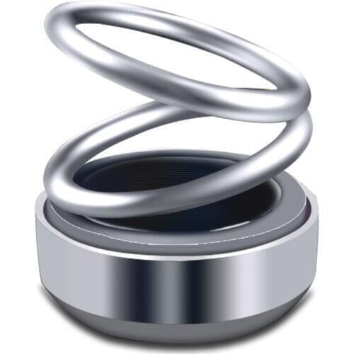 Solar Double Ring Car Perfume Air Freshener For Land Rover Defender 90 Discovery 4 5 Sport Range Rover SV 3 4 Long Evoque