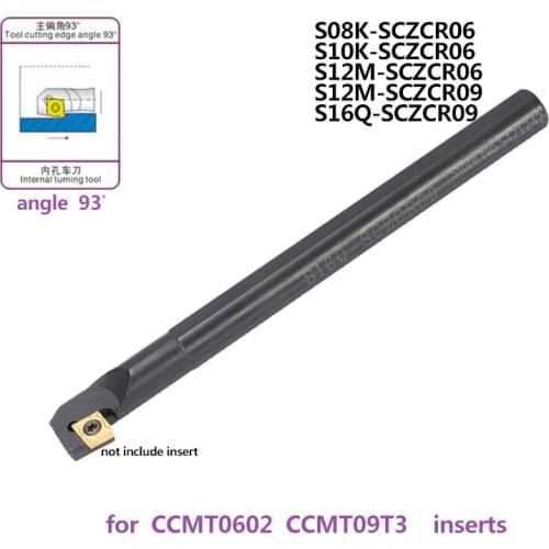 1pc S08K S10K S12M S16Q SCZCR06 SCZCR09 Internal turning tool holder CNC Lathe Cutter Tool SCZCR TOOL BAR CCMT Carbide Insert