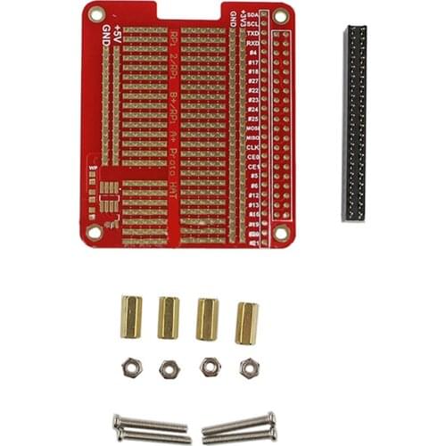 DIY Proto HAT Shield GPIO Expansion Board for Raspberry Pi 4B/3B+/3B/2B Modification Kits