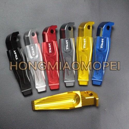 HOT Motorcycle CNC Aluminum Rear Passanger Foot Peg Footrests For YAMAHA TMAX 500 T-MAX530 XP500 XP530 6COLOR Free shipping