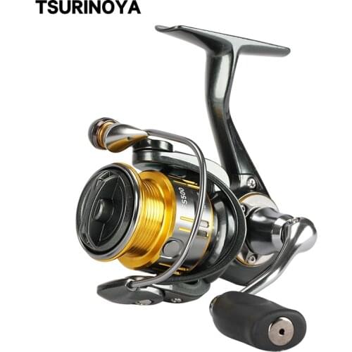 TSURINOYA FS500 Spinning Reel 10BB/5.2:1/4kg Power165g Lure Fishing Reel Carretes Pesca Carretilha Moulinet Peche Pescaria Wheel