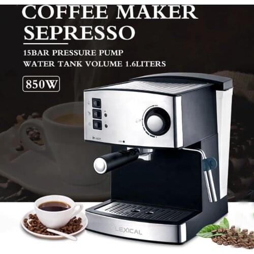 15 Bar 1.6L Coffee Maker Fully Automatic Espresso Cappuccino Machine for Office Home Multifunctional Steam With Milk Frother KF8