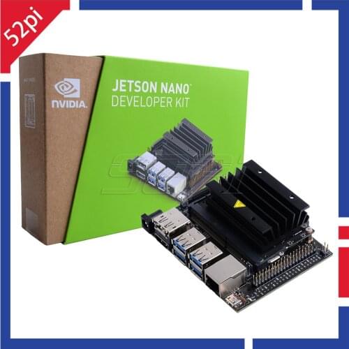 52pi NVIDIA Jetson Nano Developer Kit 64-bit ARM CPU 128-core integrated for Artiticial Intelligence Deep Learning AI Computing